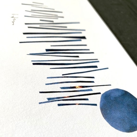 🦄 “Blue Moon” 4x6 original art print and blank greeting card - Picture 3 of 6